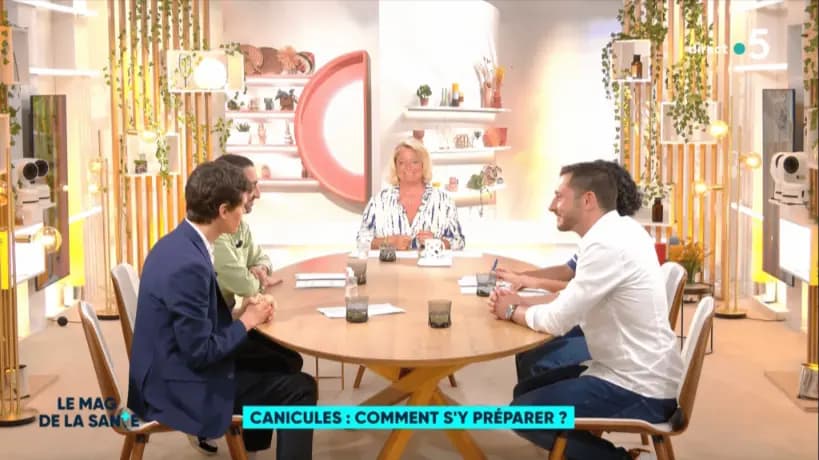 Le Mag de la Santé sur notre plateau – France 5