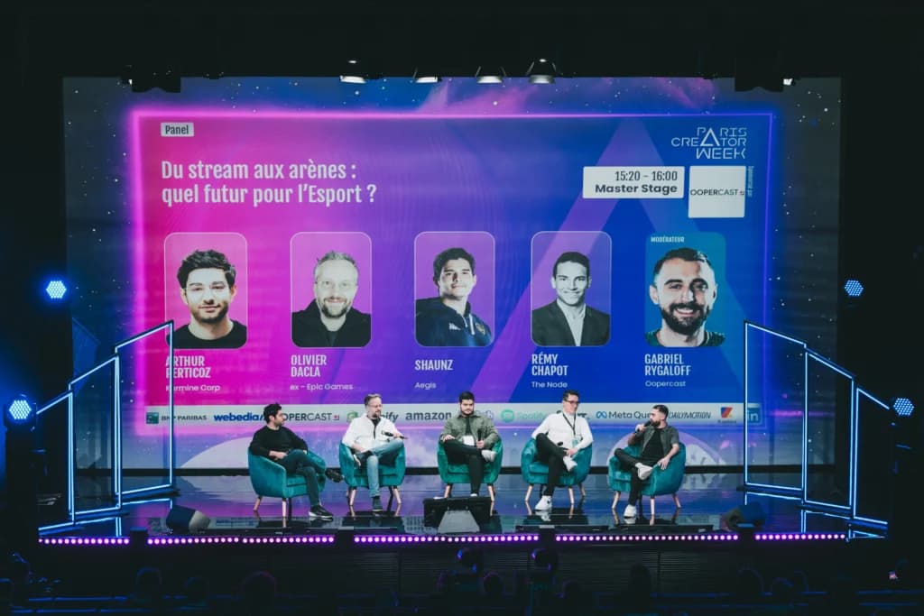Captation de la Paris Creator Week 2024 par Oopercast